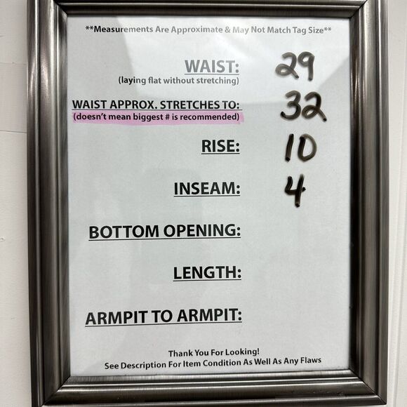 American Eagle Hi-Rise Shortie 8 Next Level Stretch Denim Jean Distressed EUC - Picture 9 of 9